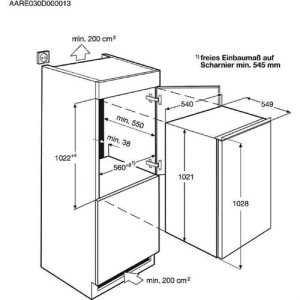 AEG-SANTO-SKS51000S0-Einbau-Khlschrank-A-Khlen-185-L-wei-Schlepptrtechnik-103er-Nische-0-0