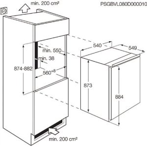 AEG-SANTO-SKS68800F0-Einbau-Khlschrank-A-Khlen-155-L-wei-Festtrtechnik-LC-Display-0-0