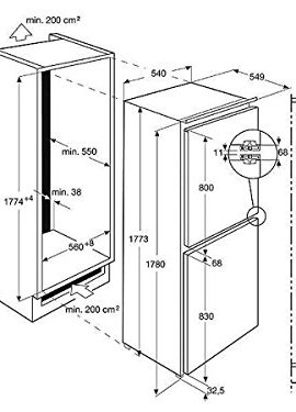 AEG-SCN71800F0-Einbaukhlschrank-Khlgefrierkombination-Khlgert-178cm-NoFrost-0-0