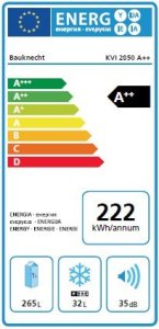 Bauknecht-18M-Khlschrank-integrierbar-KVI-2850-A-297-Liter-0-0