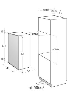 Gorenje-RBI4092AW-Einbau-Khlschrank-A-150-kWhJahr-Khlteil-114-L-Gefrierteil-17-L-wei-Abtau-Vollautomatik-im-Khlteil-Innenbeleuchtung-0-0