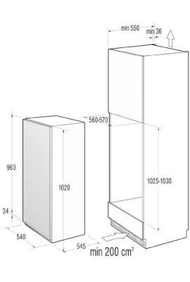 Gorenje-RI4102AW-Einbau-Khlschrank-A-101-kWhJahr-Khlteil-180-L-wei-2-Behlter-fr-Obst-und-Gemse-Innenbeleuchtung-0-0