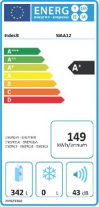 Indesit-SIAA-12-Khlschrank-A-149-kWhJahr-342-L-Khlteil-Glasablagen-175-x-60-cm-wei-0-1