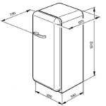 Smeg-FAB28LV1-Standkhlschrank-A-248-L-Grn-mit-integriertem-Gefrierteil-Linksanschlag-0-1