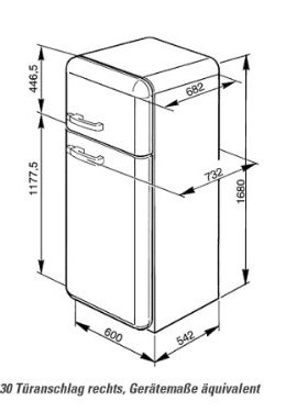 Smeg-FAB30BLS7-Khlschrank-A-168-cm-Hhe-266-kWhJahr-242-L-Khlteil-68-L-Gefrierteil-dunkelblau-linksanschlag-0-0