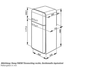 Smeg-FAB30BLS7-Khlschrank-A-168-cm-Hhe-266-kWhJahr-242-L-Khlteil-68-L-Gefrierteil-dunkelblau-linksanschlag-0-0